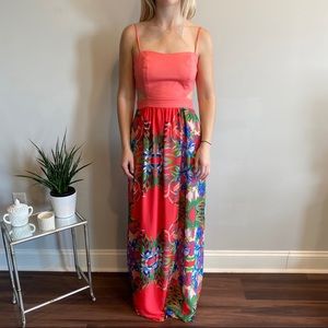 LIZARD THICKET Hawaiian Maxi Dress
